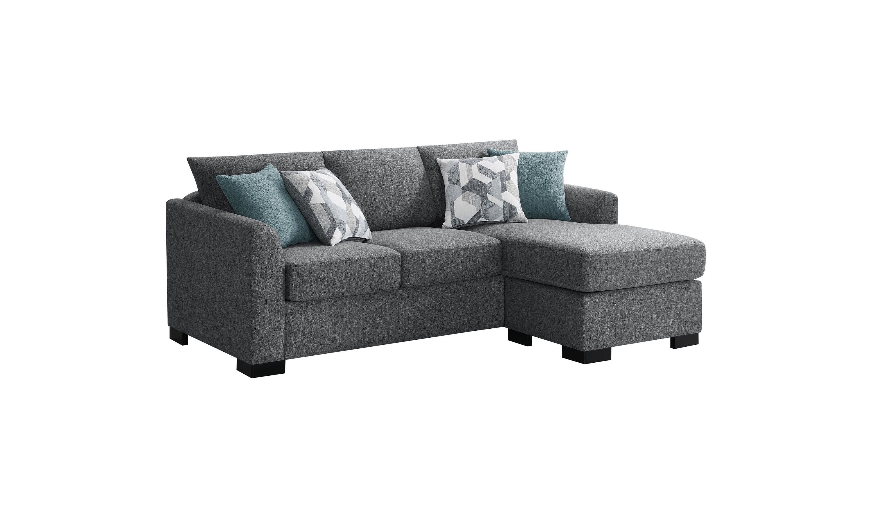 Modern Heritage Storey Sleeper Sectional Sofa with Reversable Chaise