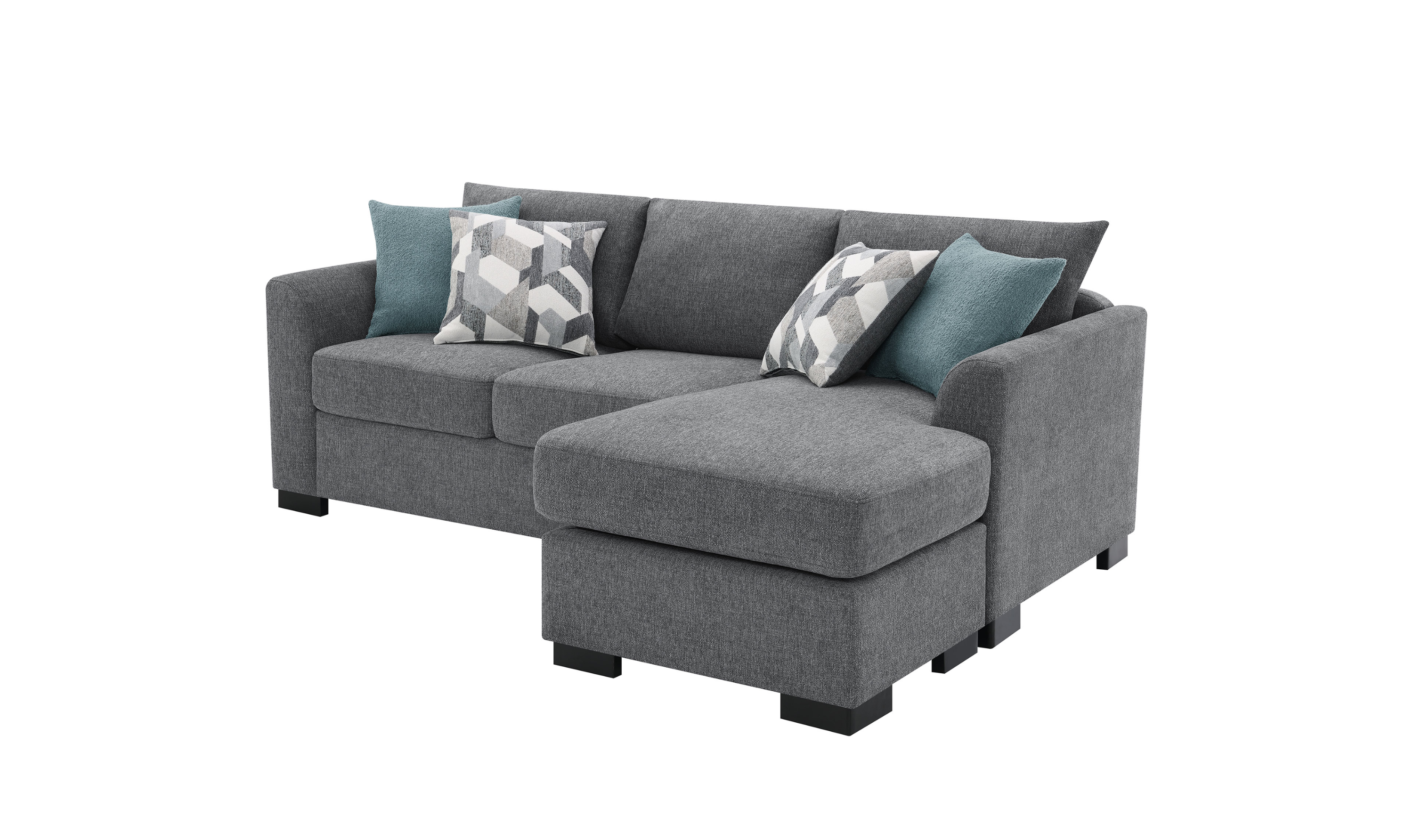 Modern Heritage Storey Sleeper Sectional Sofa with Reversable Chaise