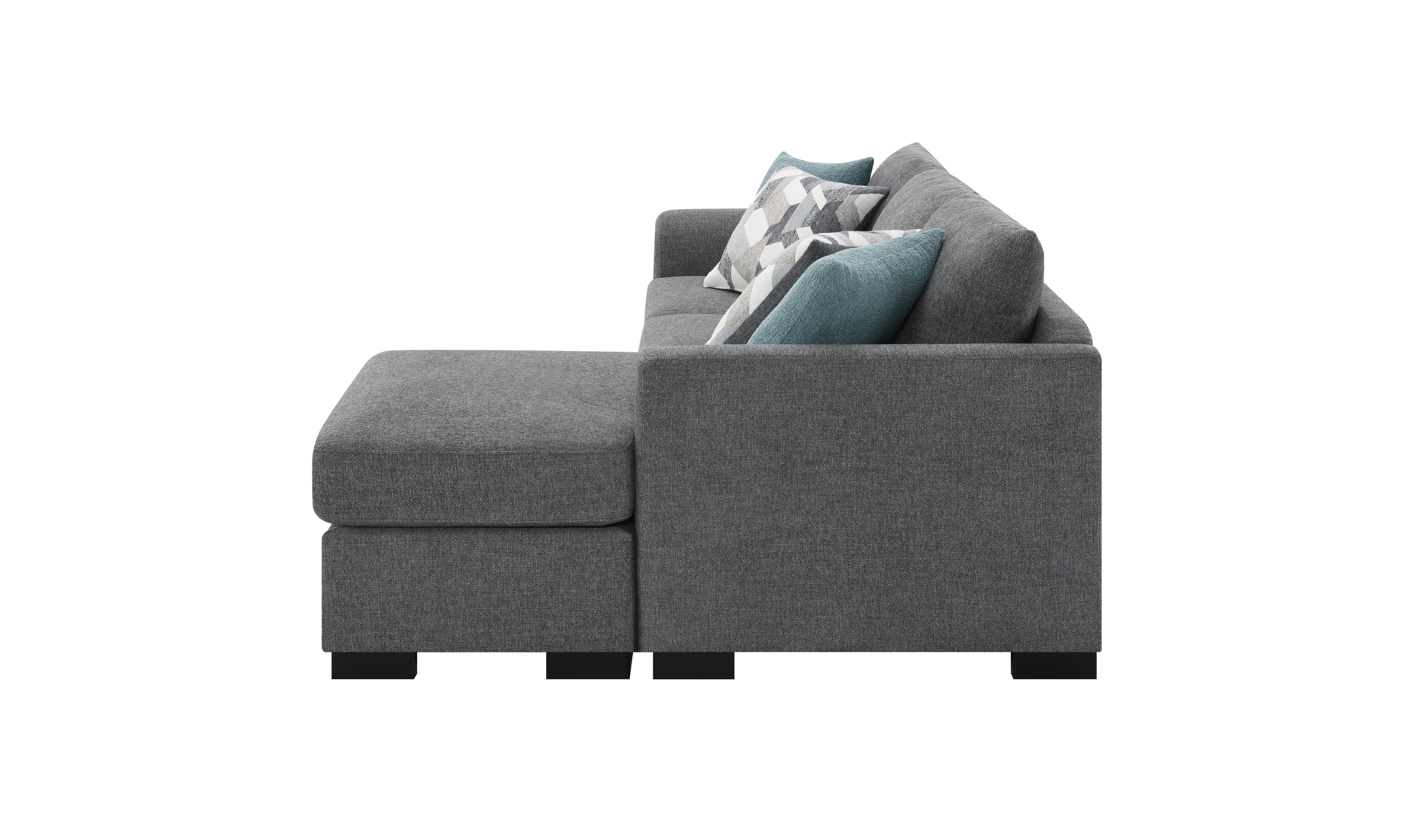 Modern Heritage Storey Sleeper Sectional Sofa with Reversable Chaise