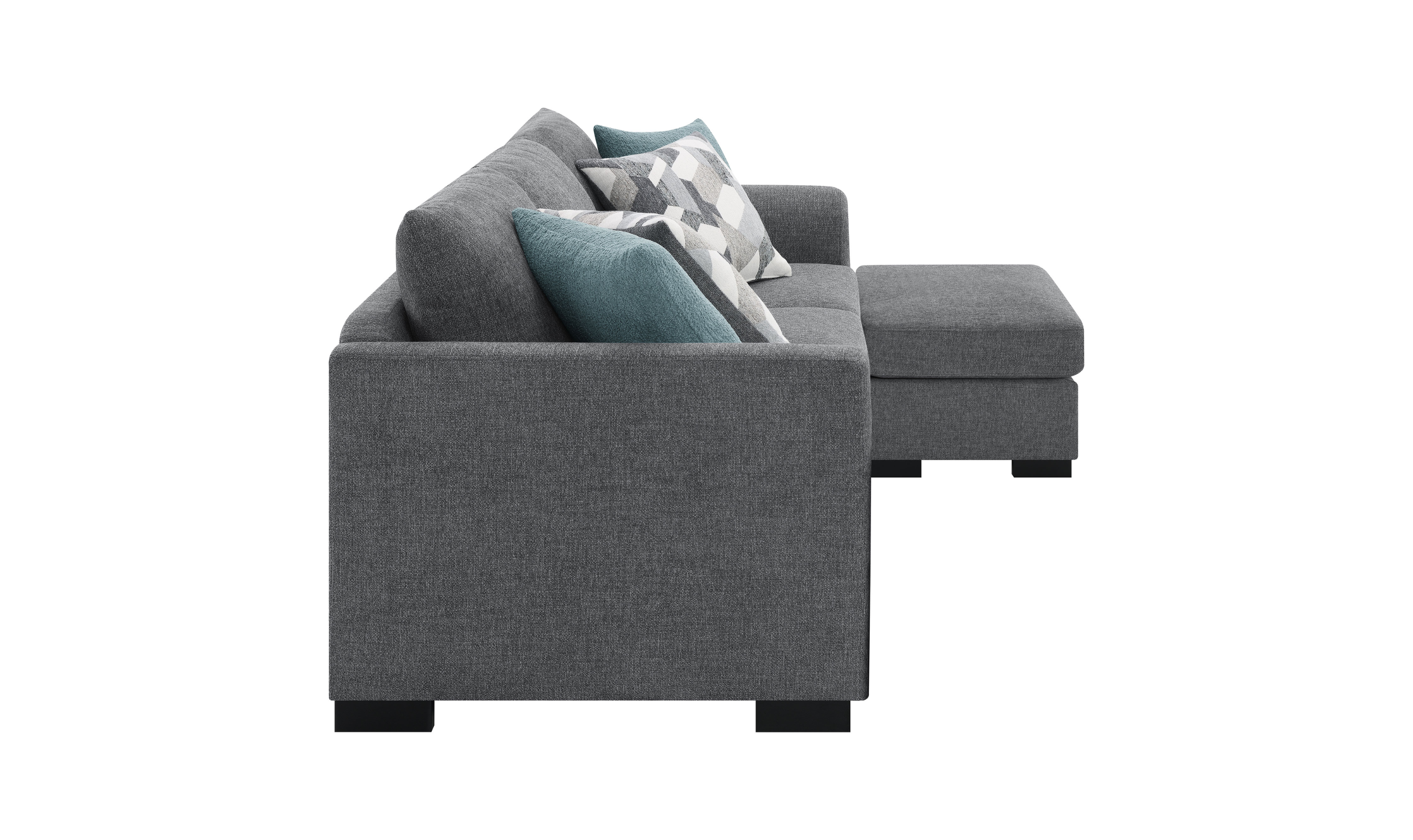 Modern Heritage Storey Sleeper Sectional Sofa with Reversable Chaise
