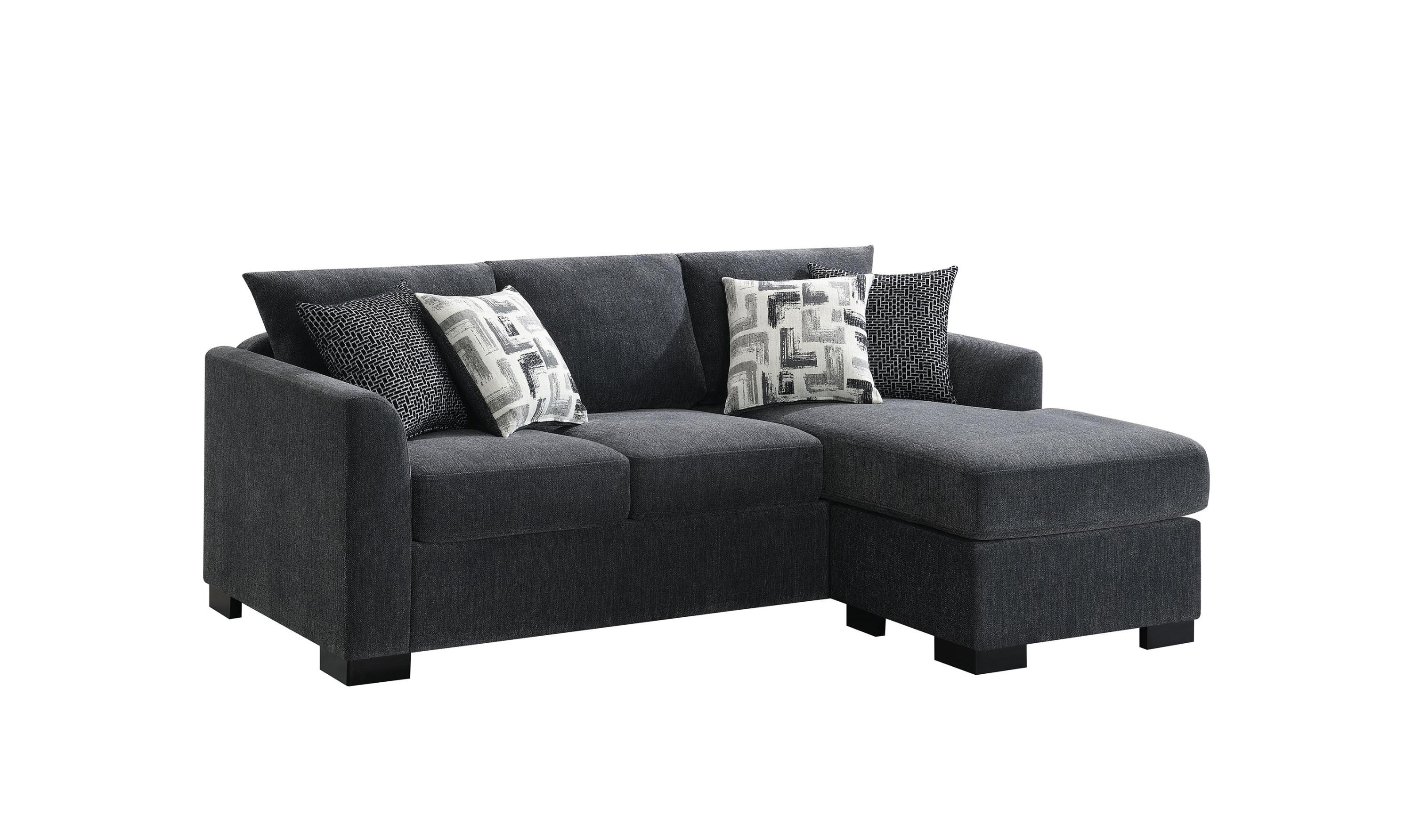 Modern Heritage Storey Sleeper Sectional Sofa with Reversable Chaise