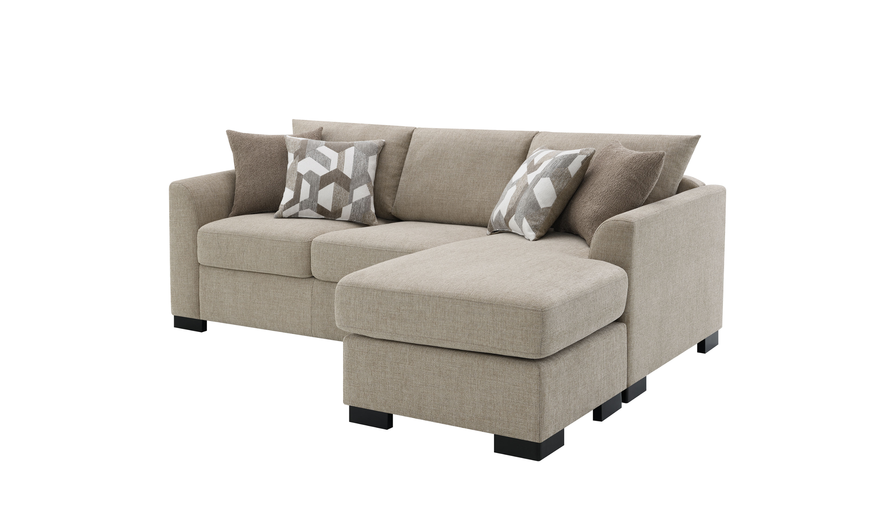Modern Heritage Storey Sleeper Sectional Sofa with Reversable Chaise
