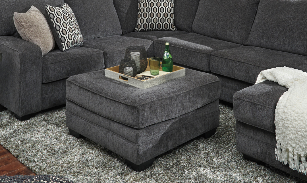 Modern Heritage Tracling Extra-Large Slate Gray Accent Ottoman-jennifer furniture