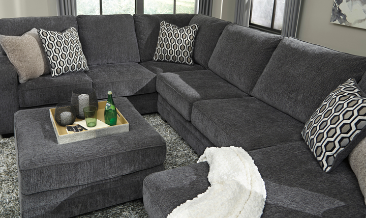 Modern Heritage Tracling Extra-Large Slate Gray Accent Ottoman-jennifer furniture