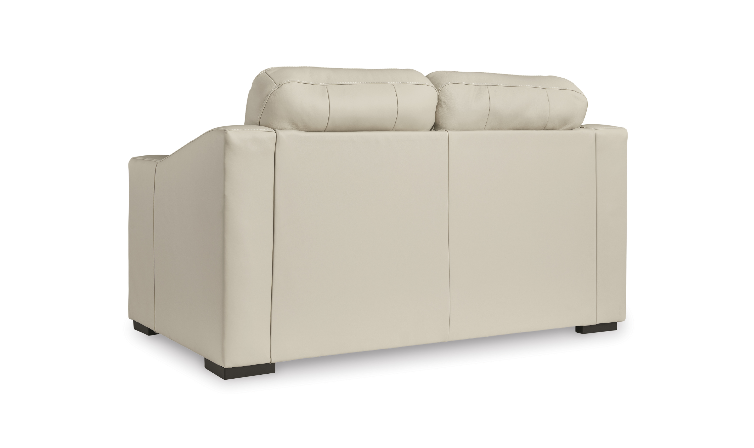 Modern Heritage Treasure Trove Leather Living Room Set in Almond