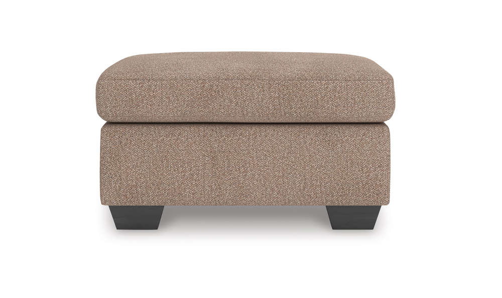 Modern Heritage Triston-Peaks Fabric Ottoman - Jennifer Furniture