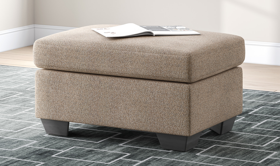 Modern Heritage Triston-Peaks Fabric Ottoman