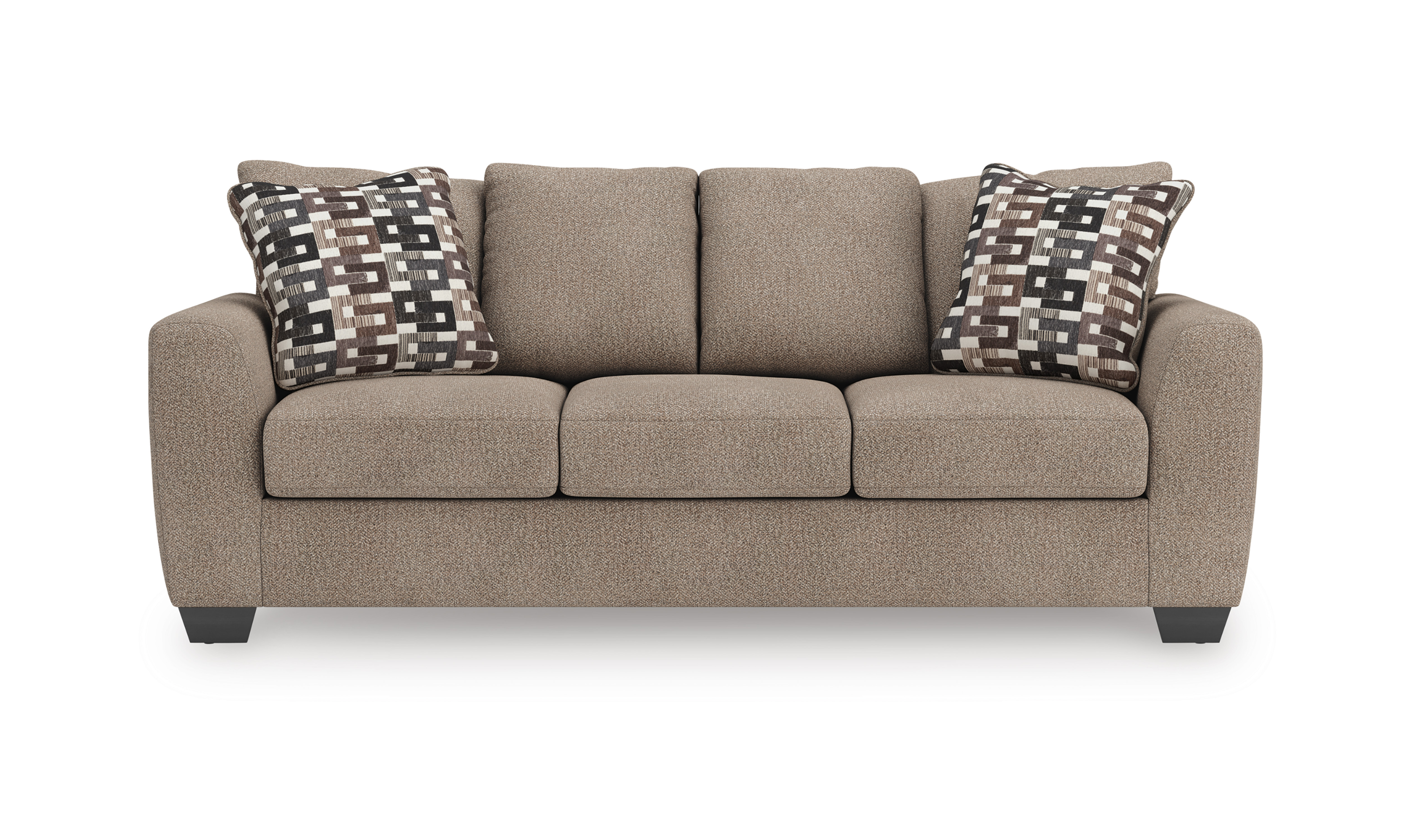 Modern Heritage Triston-Peaks Suede Fabric Queen Sleeper Sofa-Jennifer Furniture