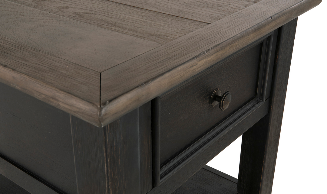 Modern Heritage Tyler Creek End Table with Drawer Storage