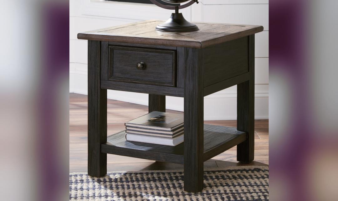 Modern Heritage Tyler Creek End Table with Drawer Storage