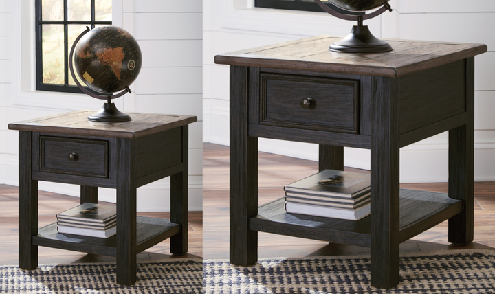 Modern Heritage Tyler Creek End Table with Drawer Storage