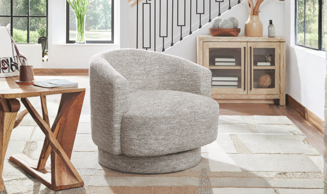 Modern Heritage Wardsor Swivel Accent Chair-Jennifer Furniture