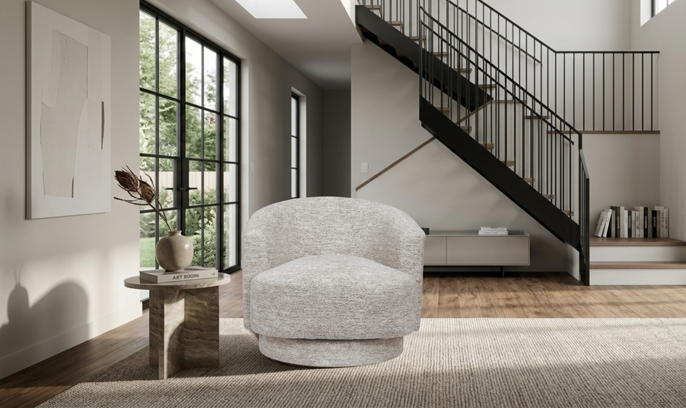 Modern Heritage Wardsor Swivel Accent Chair-Jennifer Furniture