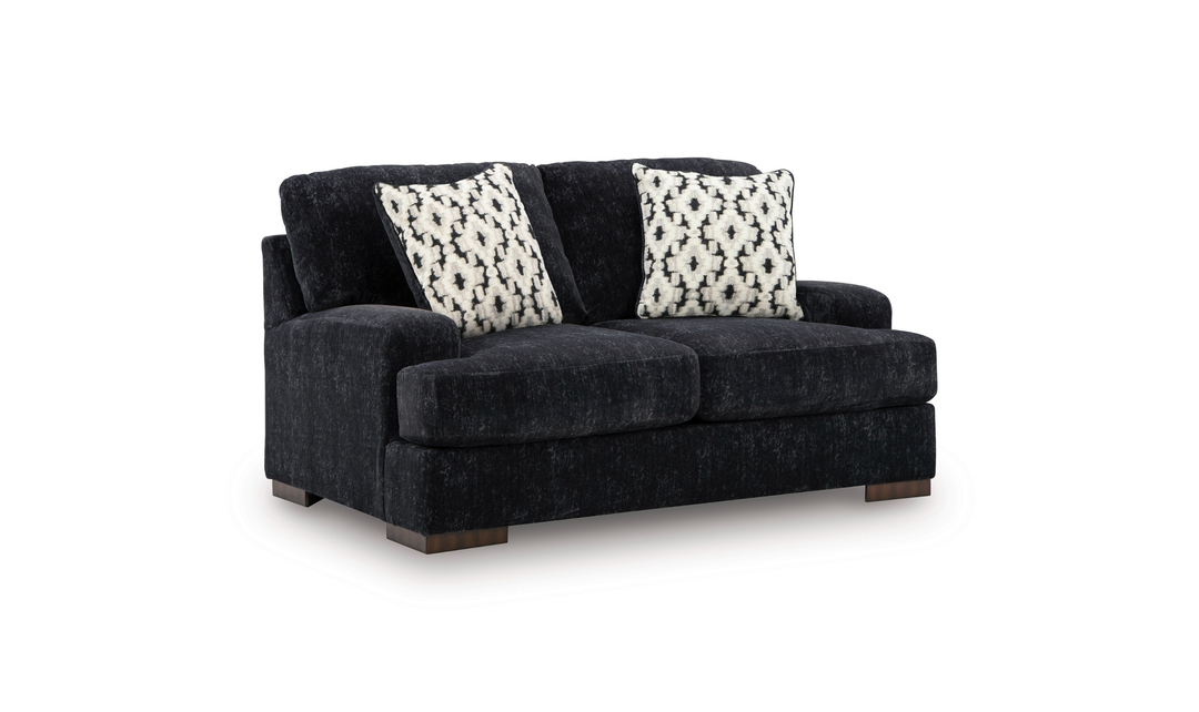Modern Heritage Whitmore Manor Fabric Loveseat-Jennifer Furniture
