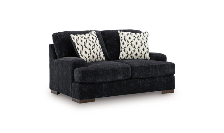Modern Heritage Whitmore Manor Fabric Loveseat-Jennifer Furniture