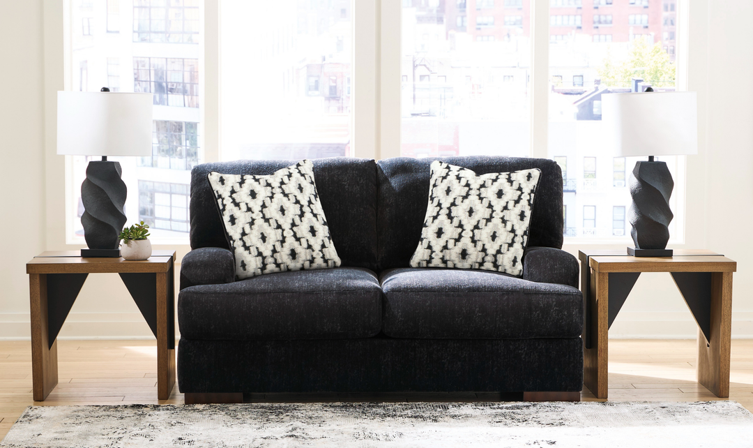 Modern Heritage Whitmore Manor Fabric Loveseat-Jennifer Furniture
