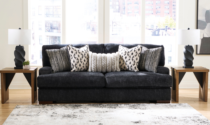 Modern Heritage Whitmore Manor Fabric Sofa-JeniferFurniture