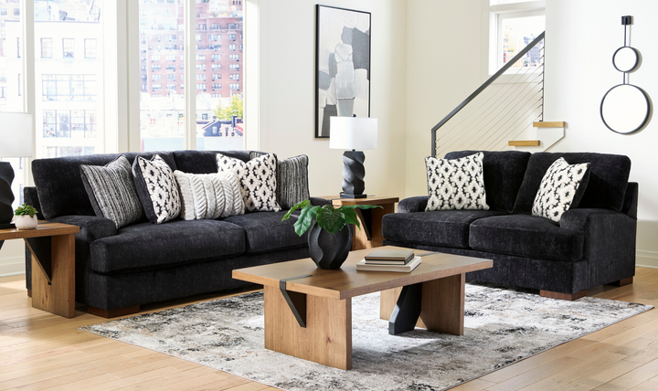 Modern Heritage Whitmore Manor Fabric Stationary Living Room Set-JenniferFurniture