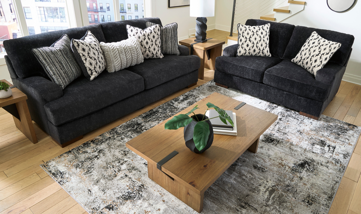 Modern Heritage Whitmore Manor Fabric Stationary Living Room Set-JenniferFurniture