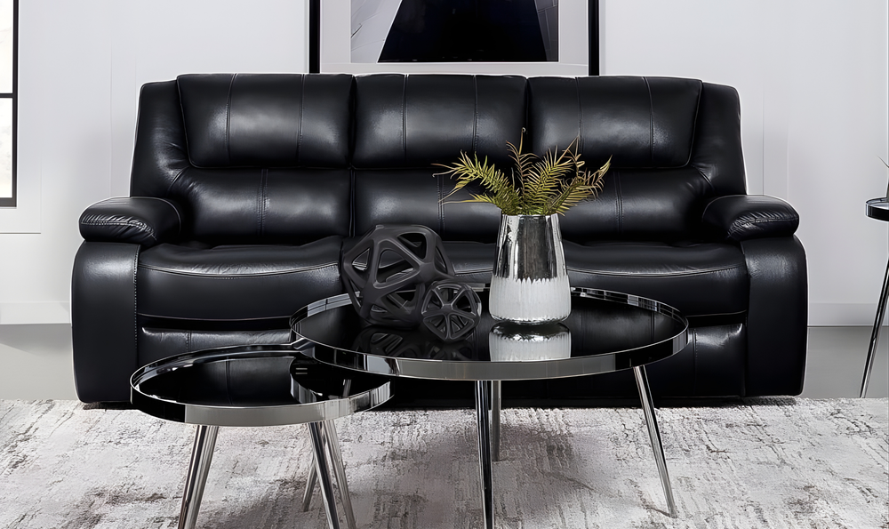 Modern Heritage Camila Leather Motion Reclining Sofa-Jennifer Furniture
