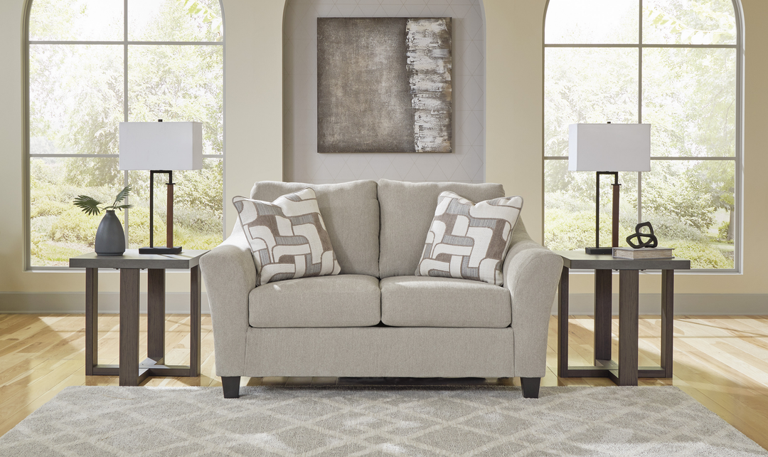 Modern Heritage Willarae Fabric Loveseat-Jennifer Furniture