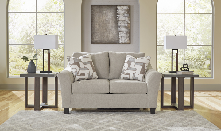Modern Heritage Willarae Fabric Loveseat-Jennifer Furniture