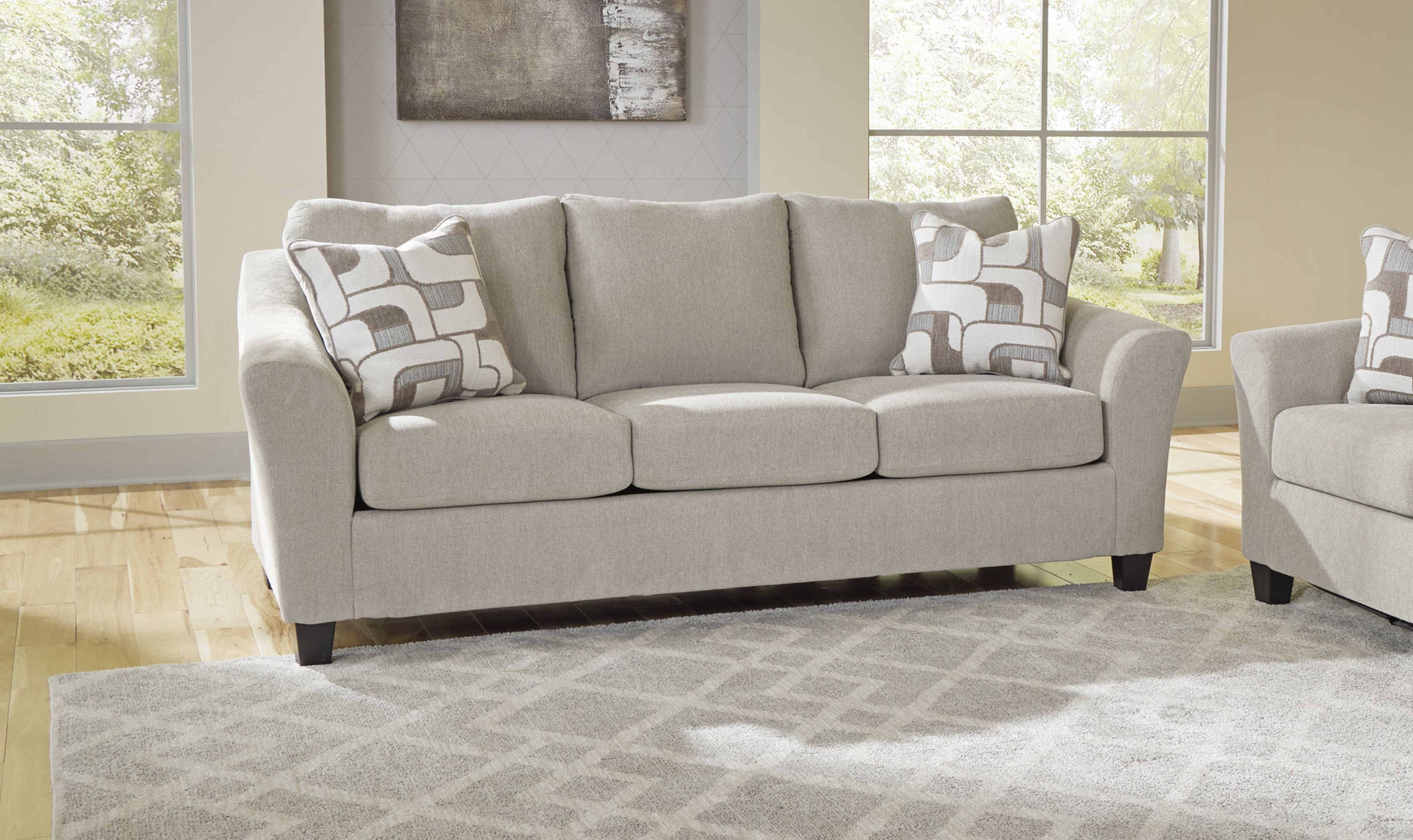 Modern Heritage Willarae Fabric Queen 3-Seater Sleeper Sofa-jennifer Furniture