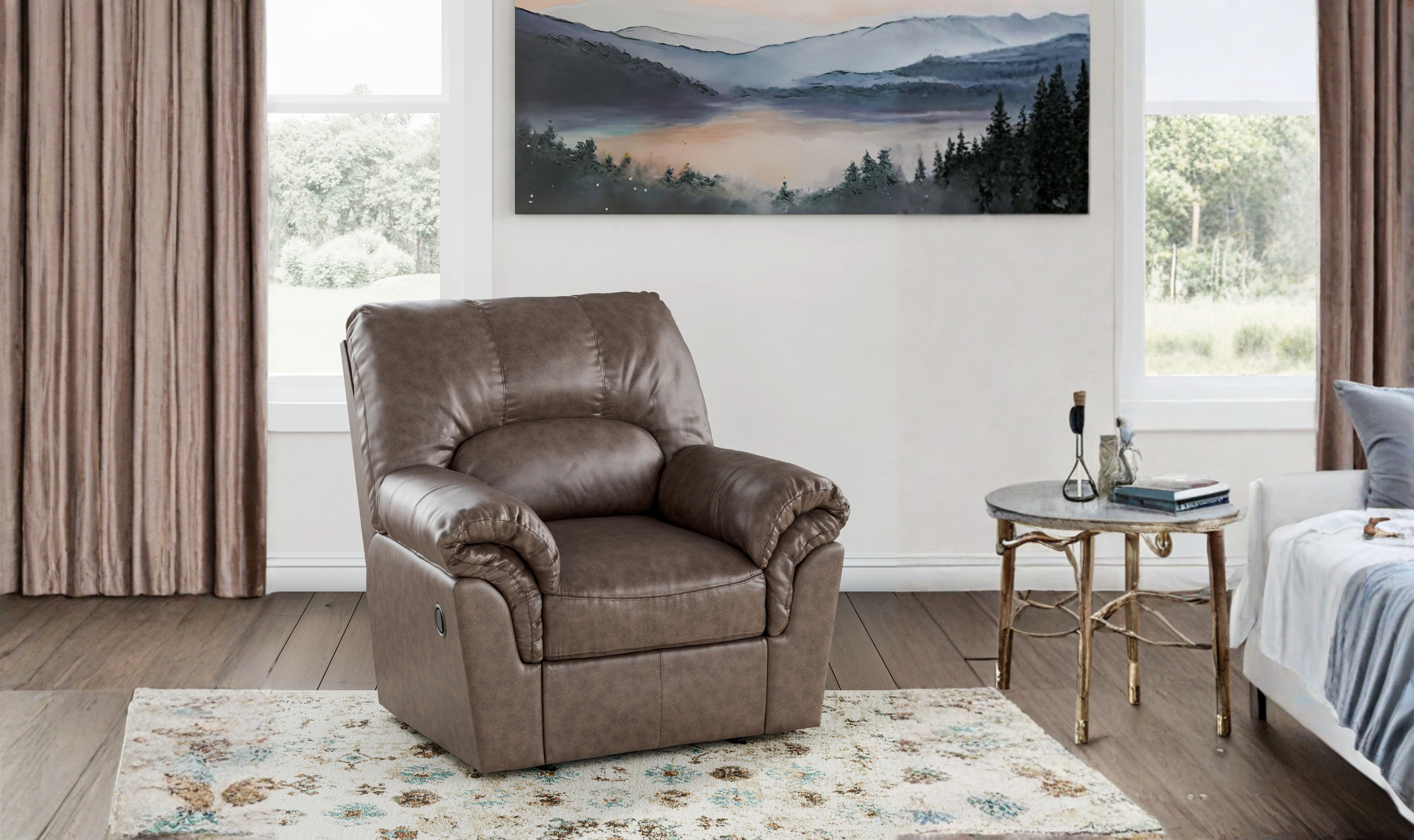 Modern Heritage WillowBend Leather Living Room Set