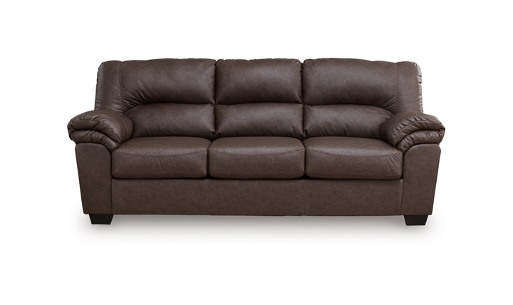 Modern Heritage WillowBend Leather Sofa with Platform foundation system