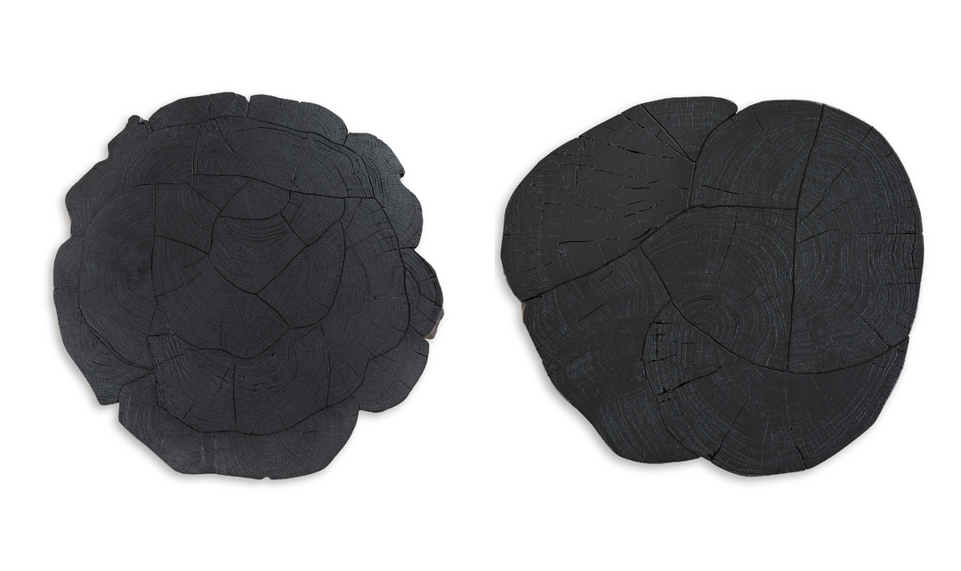 Modern Heritage Wimbell Occasional Table Set With Grooved Pattern