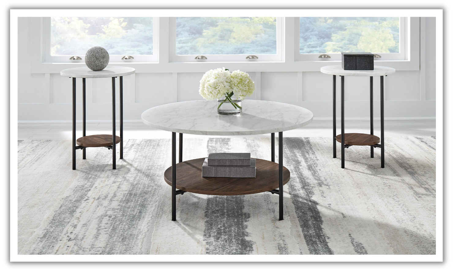 Modern Heritage Wrenwich Occasional Table Set