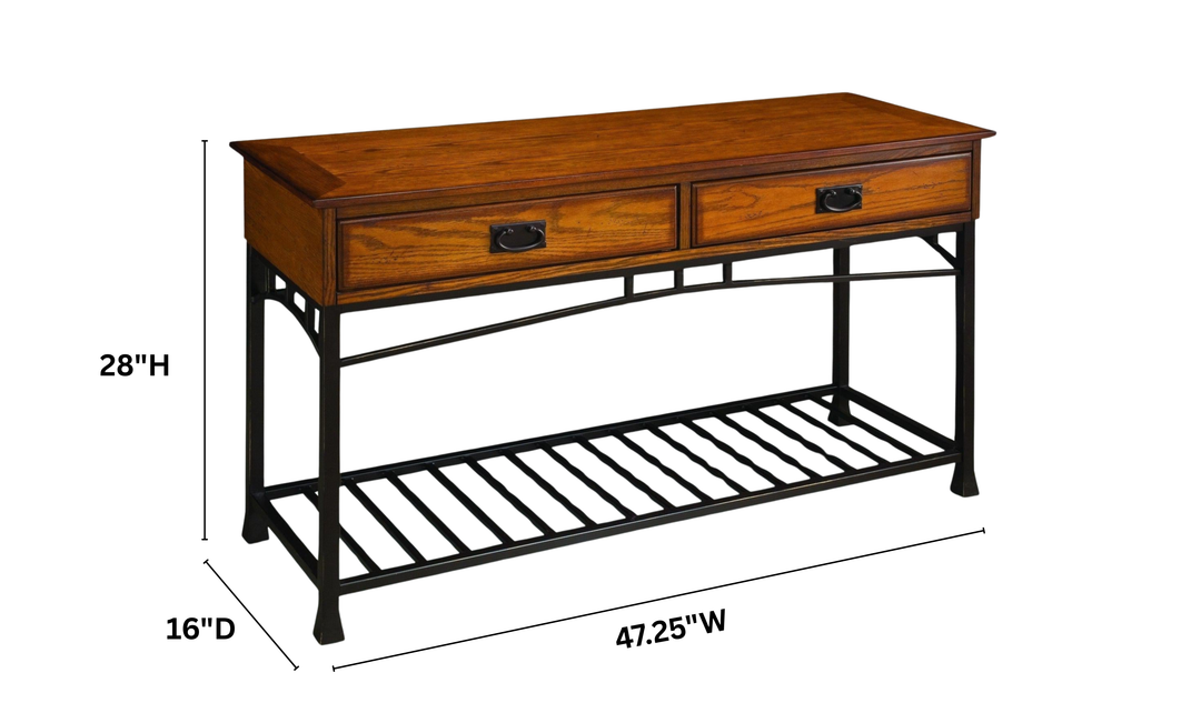 Modern Craftsman Console Table by homestyles