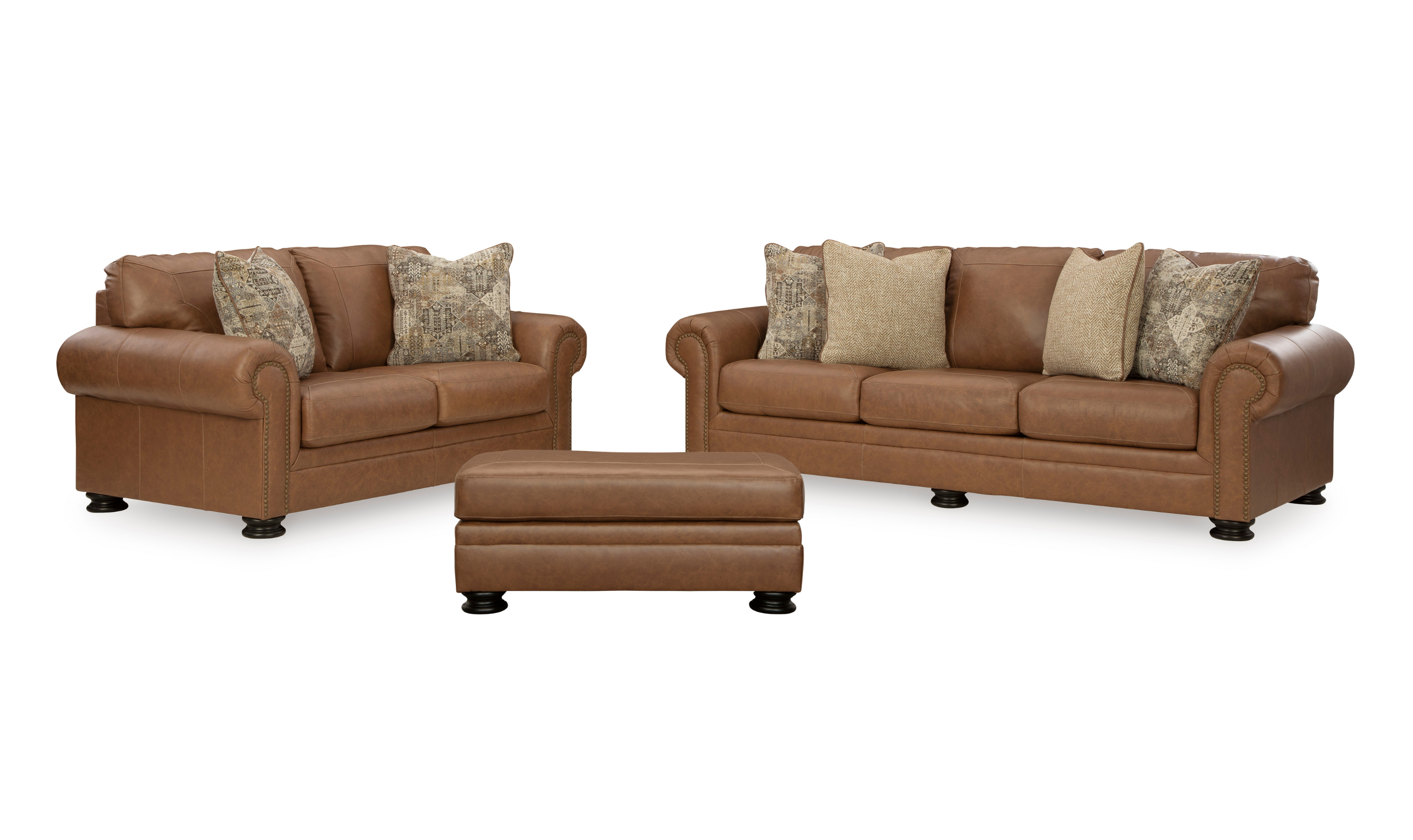 Modern Haritage Carianna Living Room Set (Sofa, Loveseat & Ottoman)