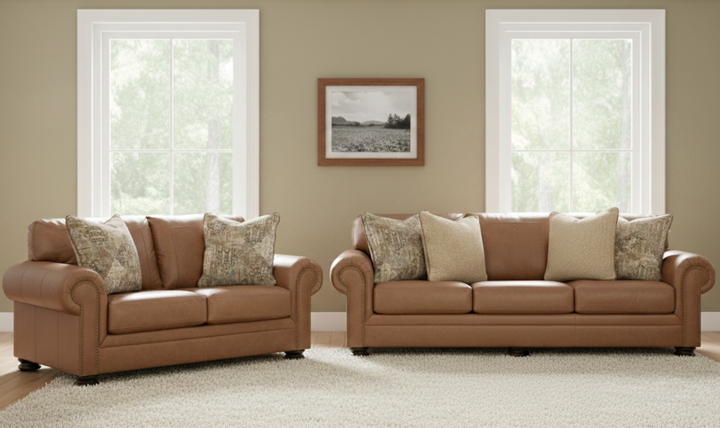 Modern Haritage Carianna Living Room Set (Sofa, Loveseat & Ottoman)