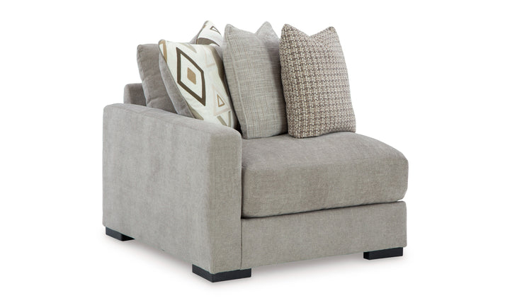 Modern Heritage Aslan Court Gray Fabric 2-Pieces Modular Loveseat