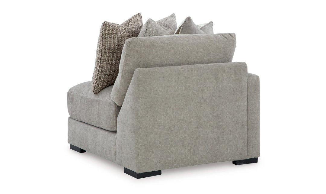 Modern Heritage Aslan Court Pebble Gray Fabric 2-Pieces Loveseat-Jennifer Furniture