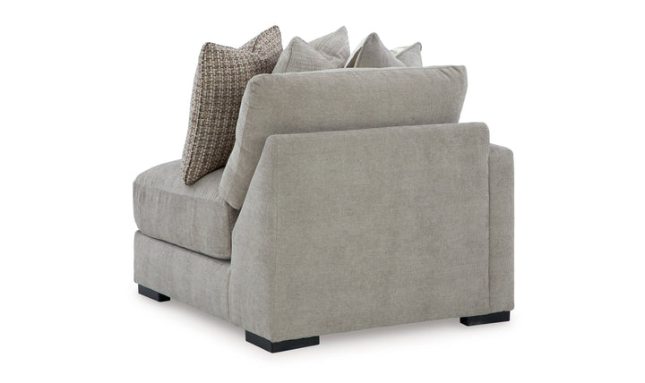 Modern Heritage Aslan Court Pebble Gray Fabric 2-Pieces Loveseat-Jennifer Furniture