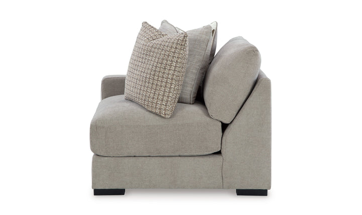 Modern Heritage Aslan Court Pebble Gray Fabric 2-Pieces Loveseat-Jennifer Furniture