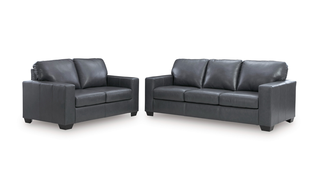 Modern Heritage Bolsena Caramel Leather Living Room Set (2 Pieces / 3 Pieces)