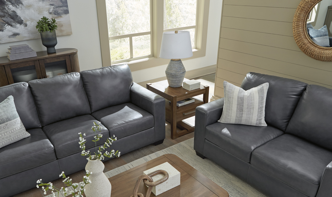 Modern Heritage Bolsena Caramel Leather Living Room Set (2 Pieces / 3 Pieces)