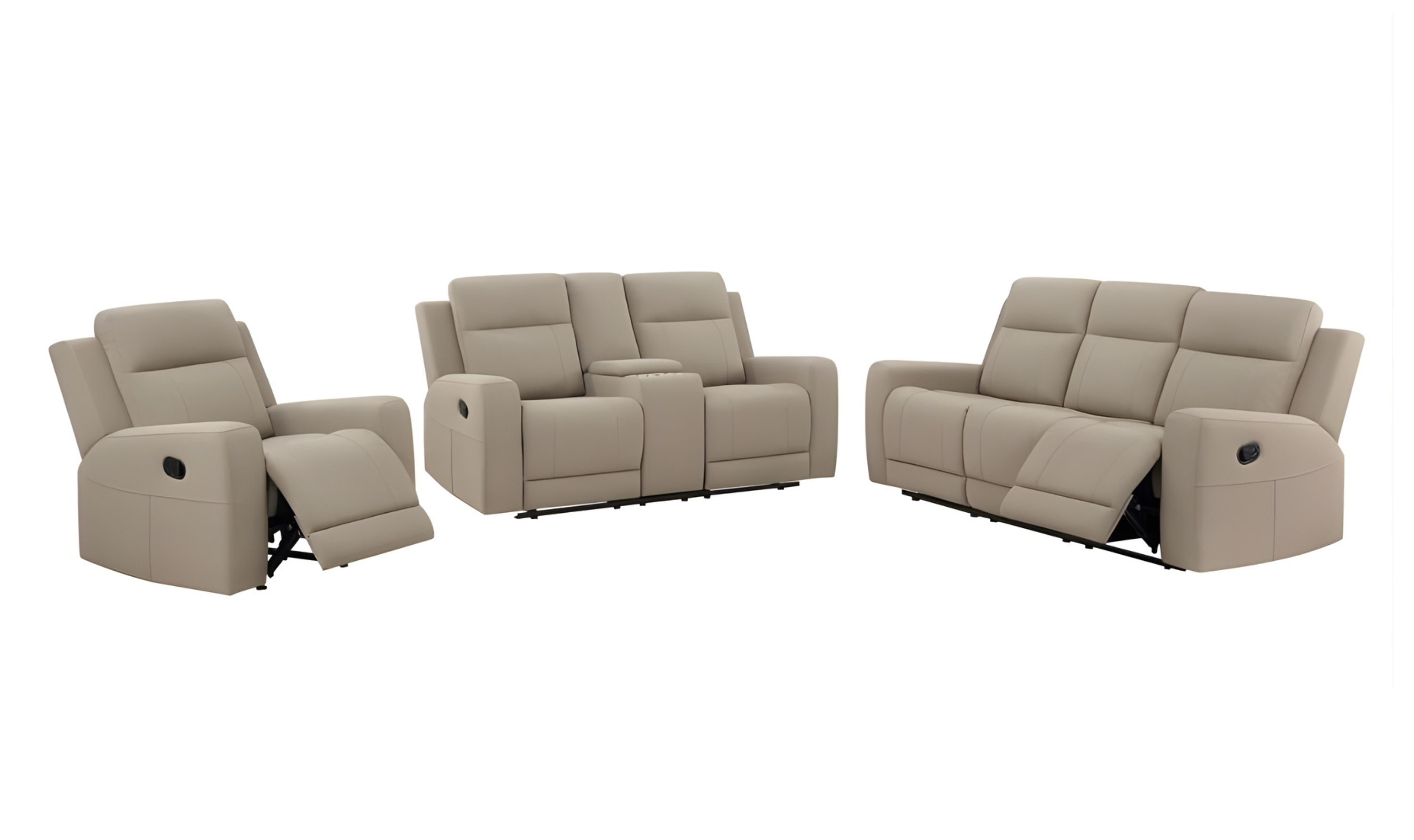 Modern Heritage Brentwood Fabric Reclining Living Room Set-jennifer