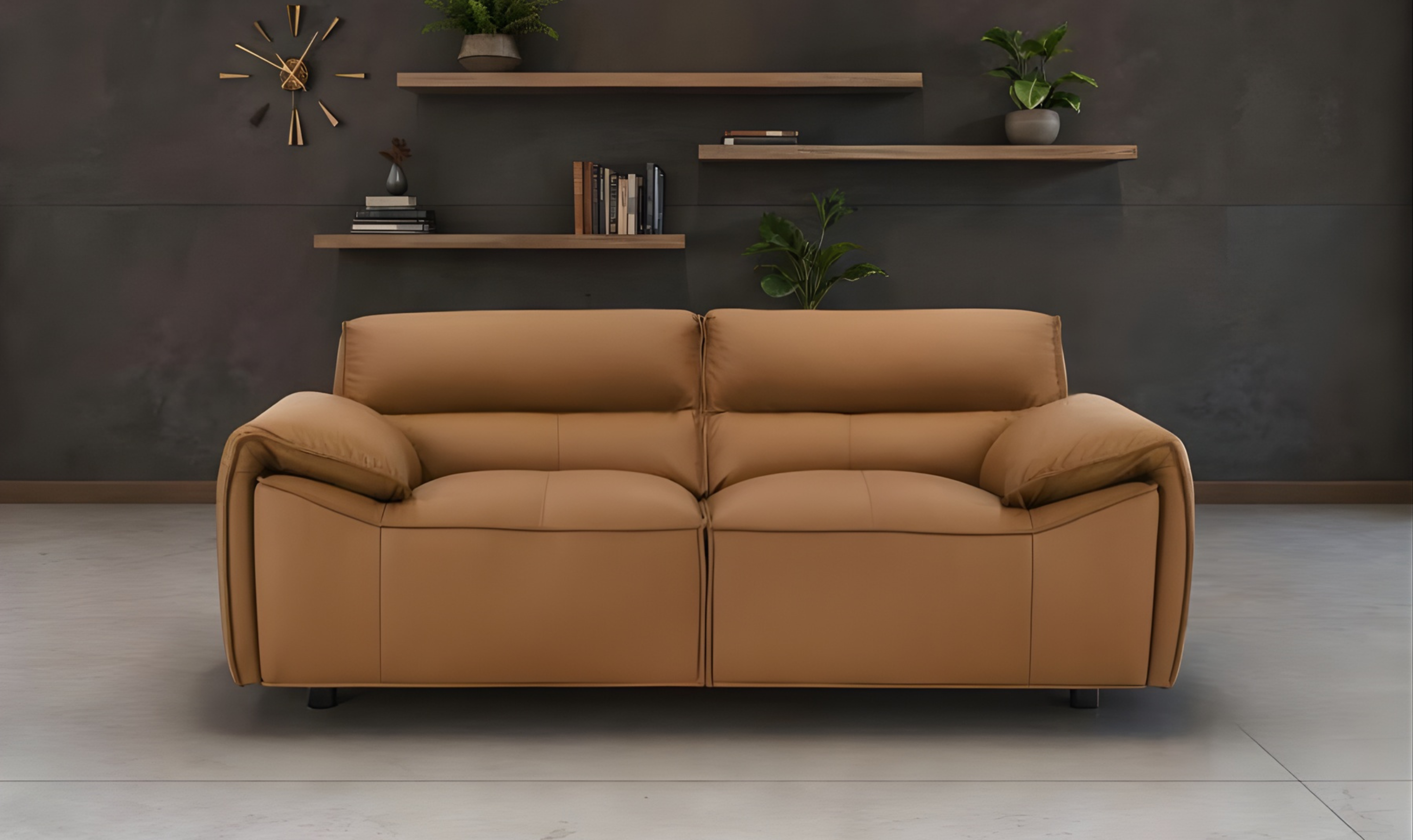 Modern Heritage Buxton Leather Living Room Set | Jennifer Furniture