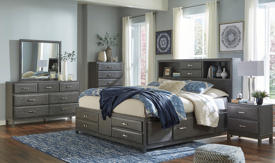 Modern Heritage Caitbrook 7-Drawer Dresser in Gray