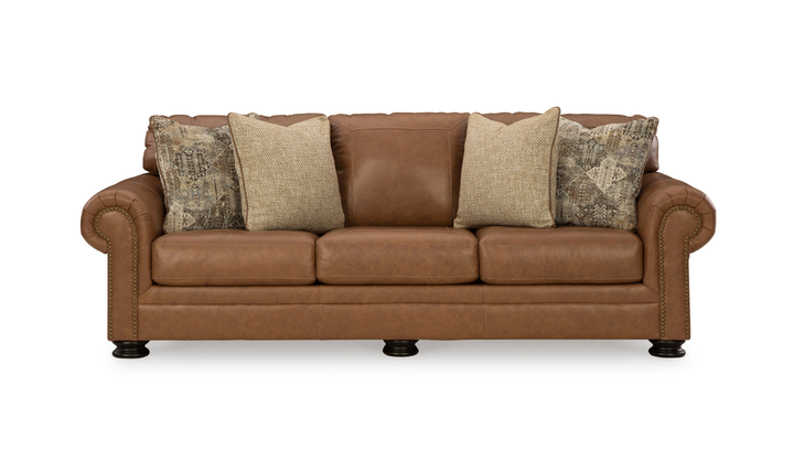 Modern Heritage Carianna Leather Sofa-Jenniferfurniture