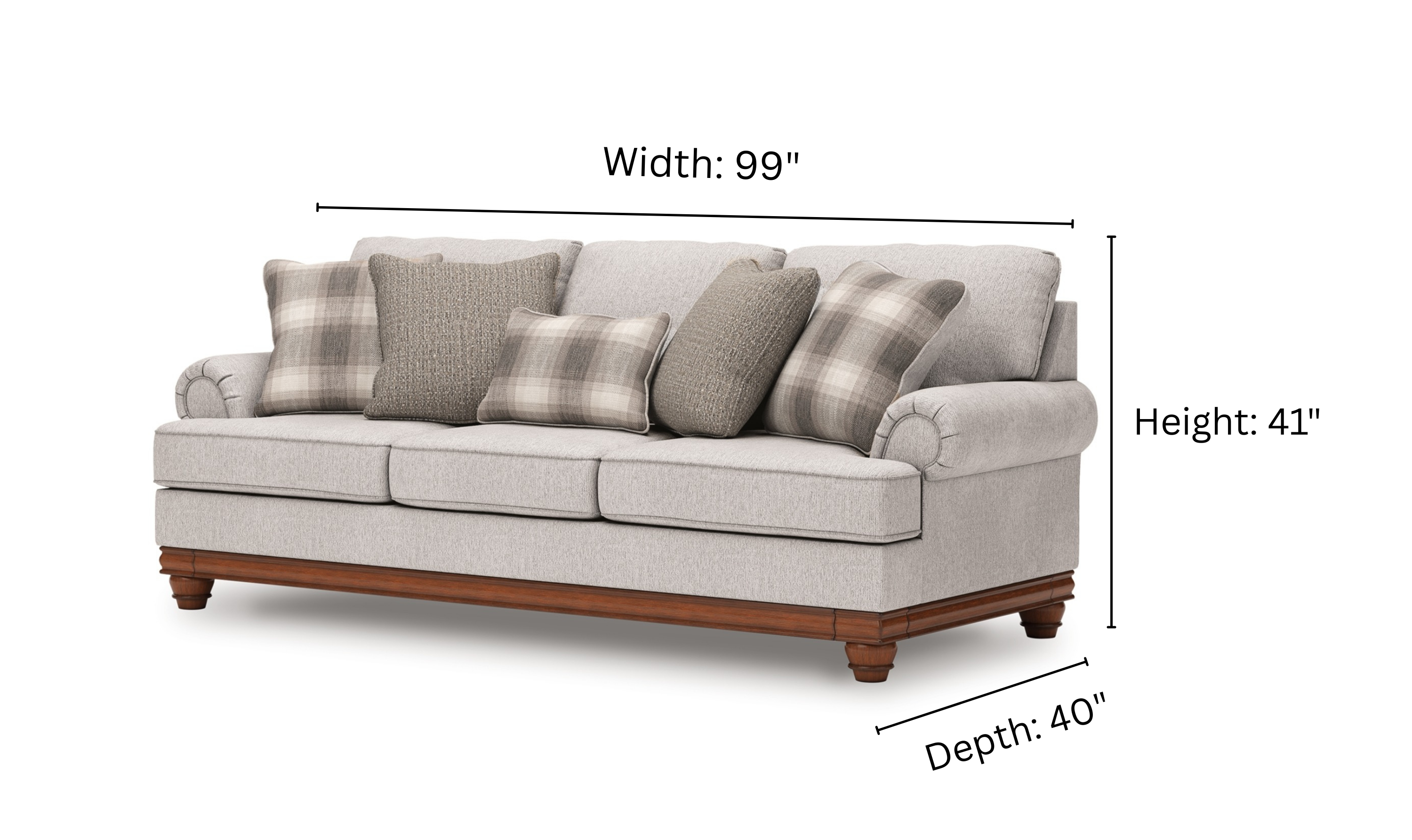 Modern Heritage Clearbrooke Polyester Living Room Set