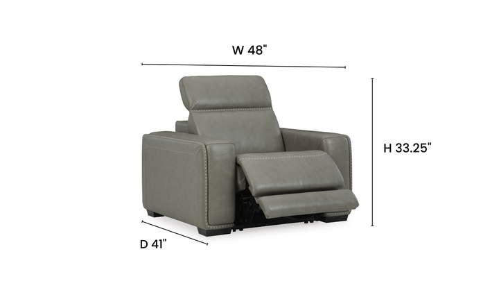 Modern Heritage Correze Leather Power Reclining Living Room Set