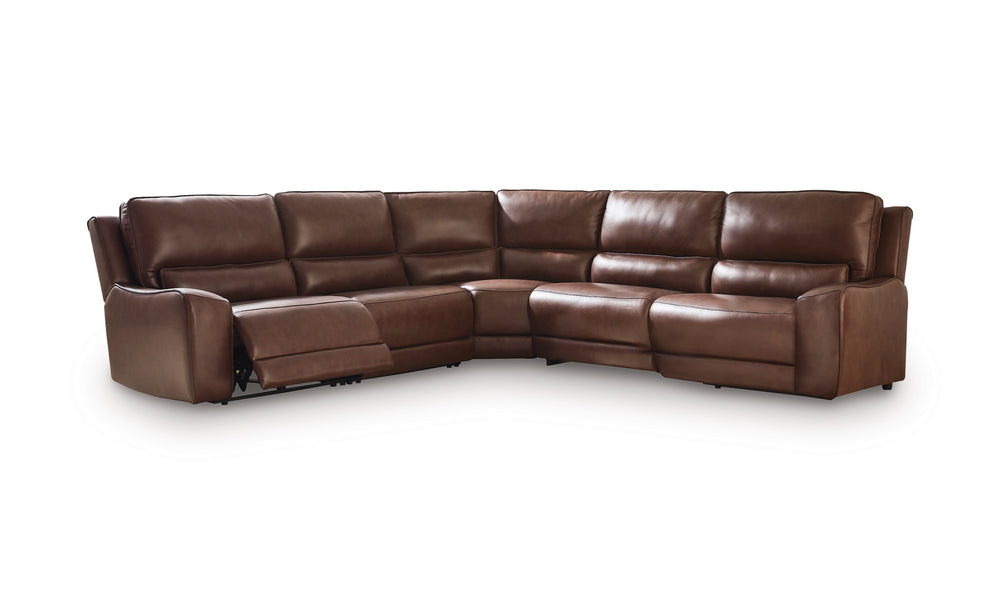 Modern Heritage DeepWakes 5-Piece Power Reclining Sectional Sofa-Jennifer Furniture