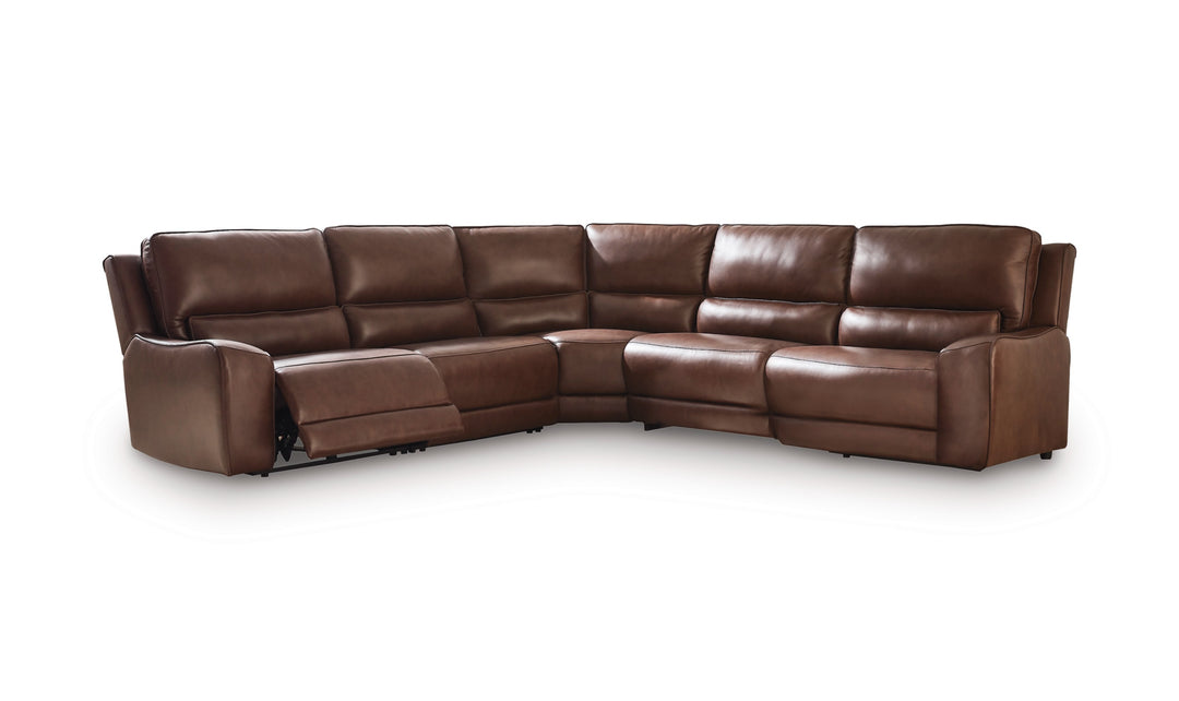Modern Heritage DeepWakes 5-Piece Power Reclining Sectional Sofa-Jennifer Furniture