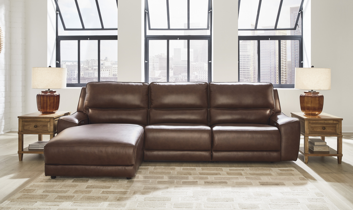 Modern Heritage DeepWakes 3-Piece Reclining Sectional Sofa With Chaise - Jennifer Furniture