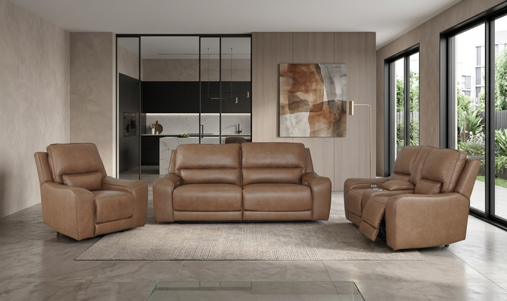 Modern Heritage DeepWakes Power Recliner Living Room Set